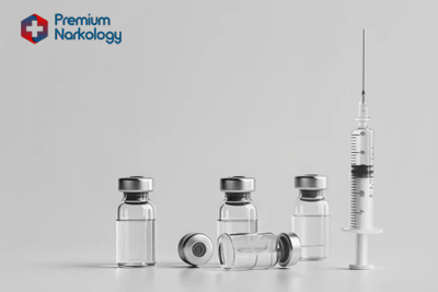 Ампулы стоят на столе